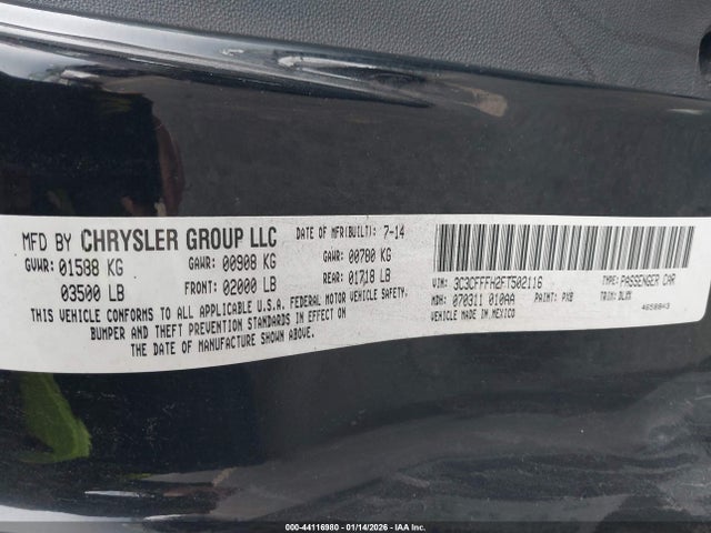 2015 FIAT 500 3C3CFFFH2FT502116 Photo 8