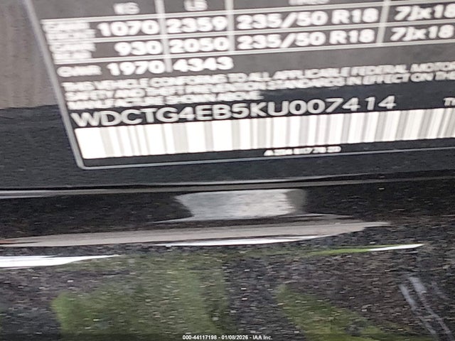 2019 MERCEDES-BENZ GLA 250 WDCTG4EB5KU007414 Photo 8