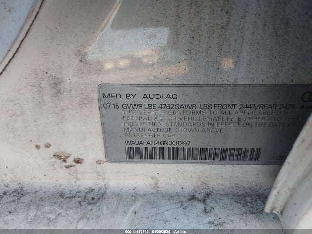 2016 AUDI A4 WAUAFAFL4GN008297 Photo 8