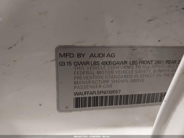 2015 AUDI A4 WAUFFAFL5FN038557 Photo 8