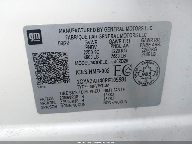 2023 CADILLAC XT4 1GYAZAR40PF105984 Photo 8