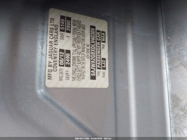 2013 JAGUAR XJ SAJWA2GBXDLV40309 Photo 8