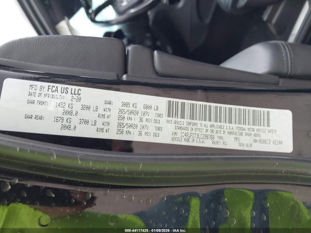 2020 JEEP GRAND CHEROKEE 1C4RJFCT3LC298768 Photo 8