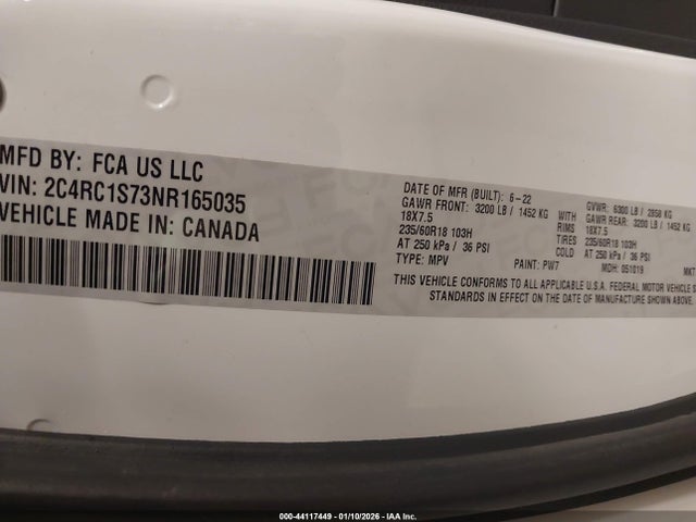 2022 CHRYSLER PACIFICA HYBRID 2C4RC1S73NR165035 Photo 8