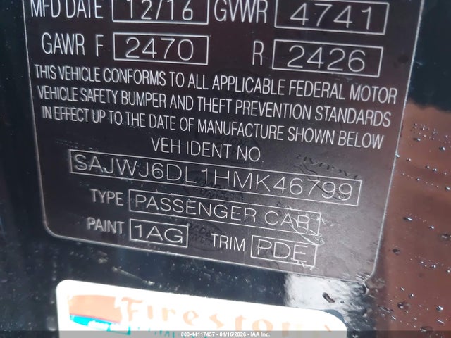 2017 JAGUAR F-TYPE SAJWJ6DL1HMK46799 Photo 8