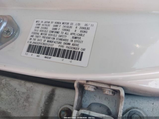 2011 ACURA TSX JH4CU2F67BC012137 Photo 8