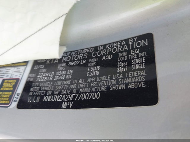 KIA Soul 2014 KNDJN2A29E7700700 Image 9