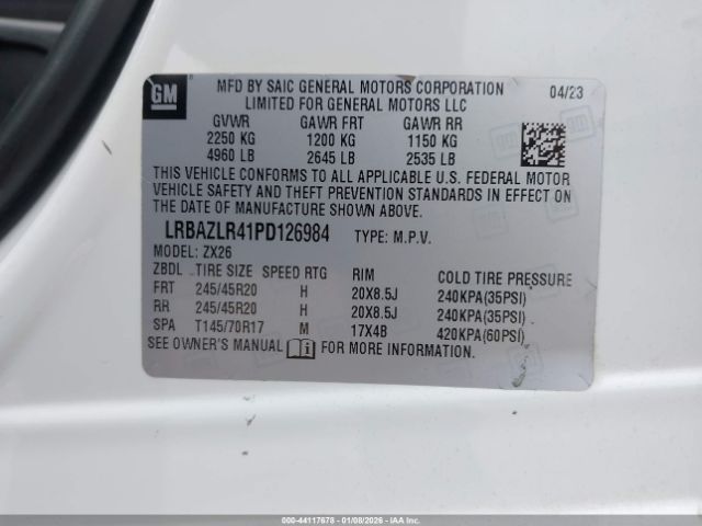 2023 BUICK ENVISION LRBAZLR41PD126984 Photo 8