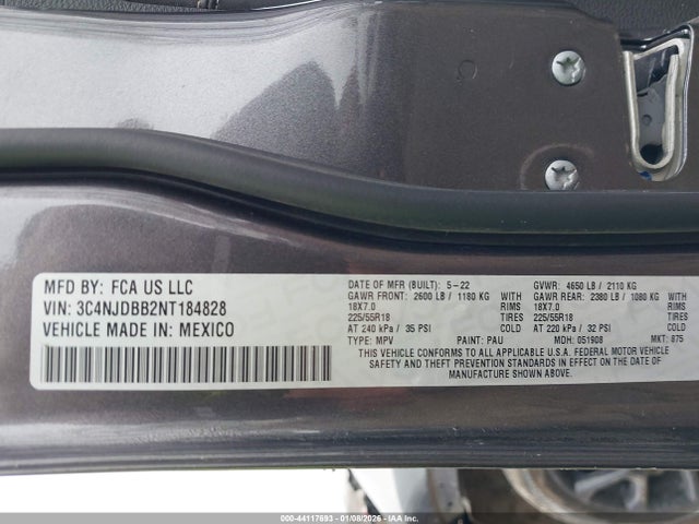 2022 JEEP COMPASS 3C4NJDBB2NT184828 Photo 8