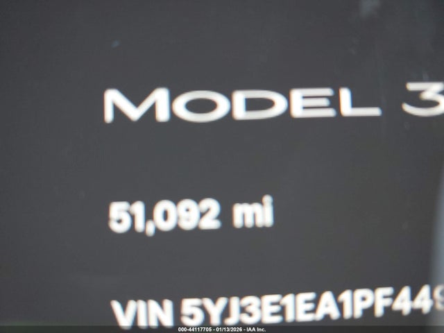 Aukcja sprzedaży 2023 Tesla Model 3 Rear-wheel Drive, vin: 5YJ3E1EA1PF449866, numer aukcji: 44117705