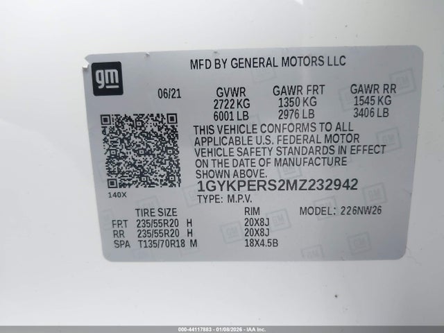 2021 CADILLAC XT6 1GYKPERS2MZ232942 Photo 8