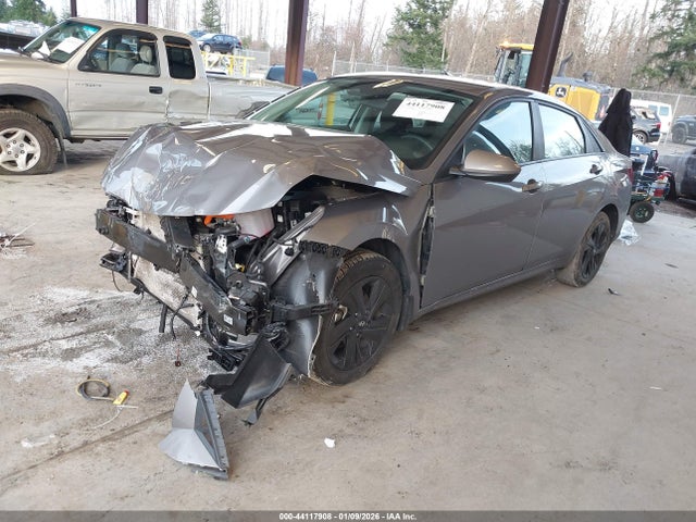 KMHLM4AJ6MU008808 Hyundai Elantra Hybrid Blue