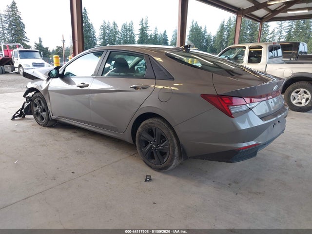 KMHLM4AJ6MU008808 Hyundai Elantra Hybrid Blue