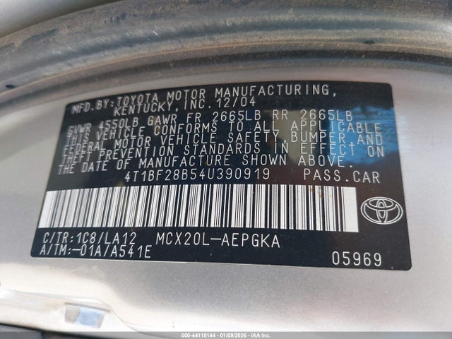 2004 TOYOTA AVALON 4T1BF28B54U390919 Photo 8