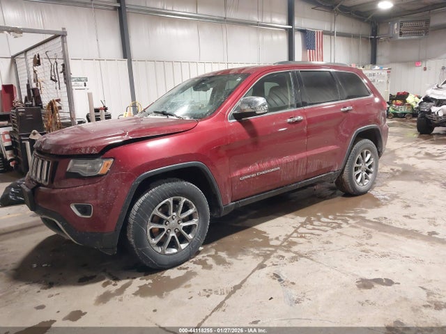 2014 Jeep Grand Cherokee Limited მანქანა იყიდება აუქციონზე, vin: 1C4RJFBG4EC526199, აუქციონის ნომერი: 44118255