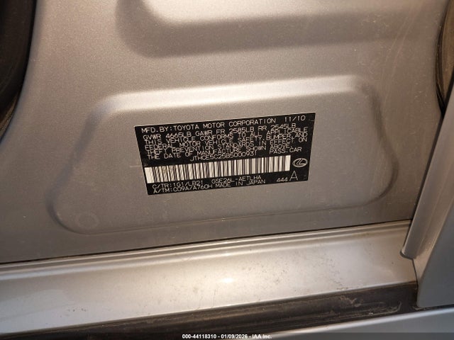 2011 LEXUS IS 350 JTHCE5C25B5000931 Photo 8