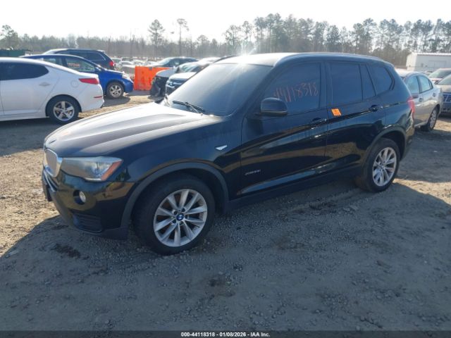 2016 BMW X3 5UXWX9C59G0D69792 Photo 1