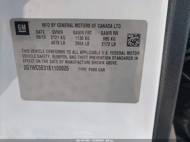 Chevrolet Impala Limited Ltz 2014 2G1WC5E31E1100825 Image 9