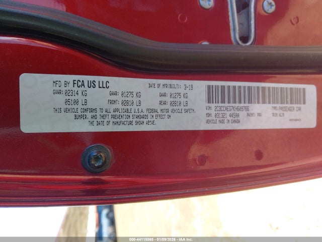 Chrysler 300 Limited 2019 2C3CCAEG7KH609766 Image 8