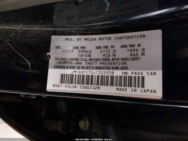 2018 MAZDA CX-3 JM1DKFC7XJ1322938 Photo 8