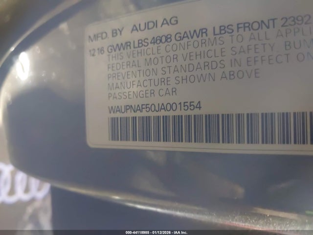 2018 AUDI A5 WAUPNAF50JA001554 Photo 8