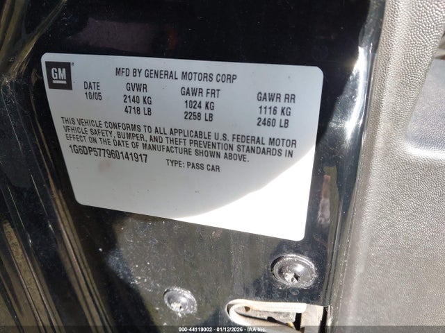 2006 CADILLAC CTS 1G6DP577960141917 Photo 8