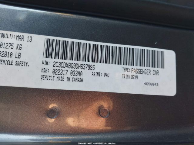 2013 DODGE CHARGER 2C3CDXBG9DH637995 Photo 8