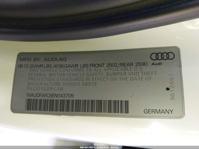 2014 AUDI A6 WAUDFAFC8EN043709 Photo 8