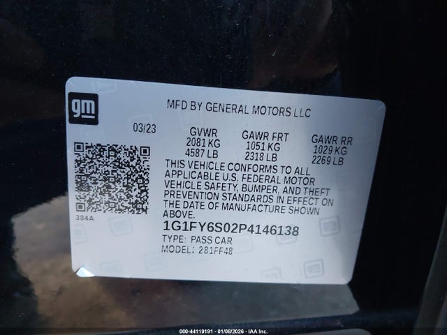 2023 CHEVROLET BOLT EUV 1G1FY6S02P4146138 Photo 8