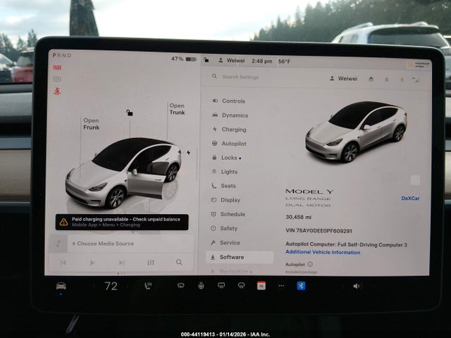 2023 TESLA MODEL Y 7SAYGDEE0PF609291 Photo 6