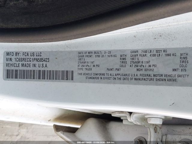 2023 RAM 1500 1C6SRECG1PN585423 Photo 8