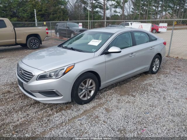 2016 HYUNDAI SONATA 5NPE24AF5GH345385 Photo 1