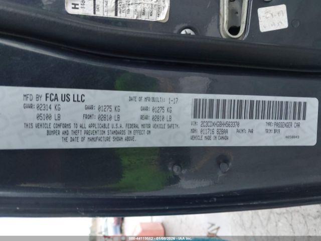 2017 DODGE CHARGER 2C3CDXHG8HH563370 Photo 8