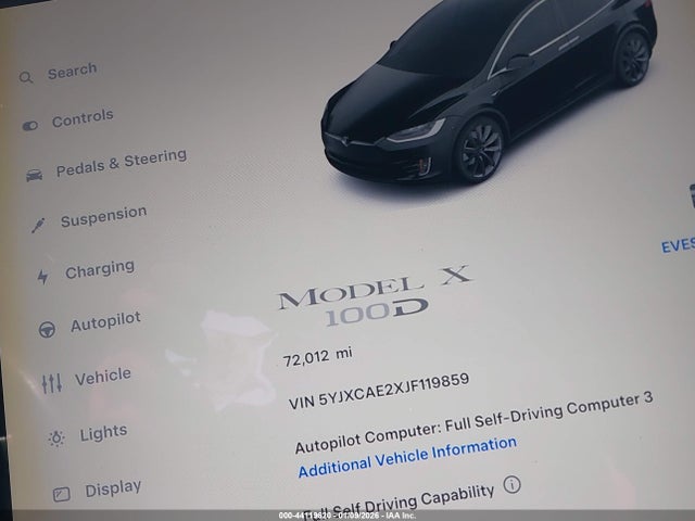 2018 TESLA MODEL X 5YJXCAE2XJF119859 Photo 6