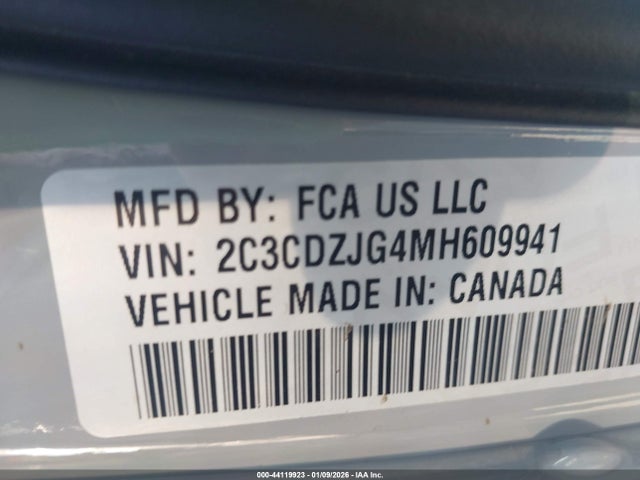 2021 DODGE CHALLENGER 2C3CDZJG4MH609941 Photo 8