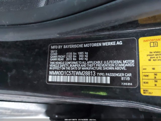 2014 MINI COUNTRYMAN WMWXD1C57EWM28813 Photo 8