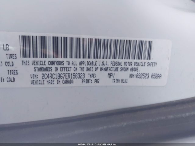 2014 CHRYSLER TOWN & COUNTRY 2C4RC1BG7ER156323 Photo 8