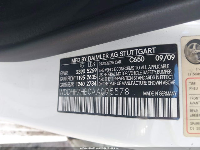 2010 MERCEDES-BENZ E 63 AMG WDDHF7HB0AA095578 Photo 8