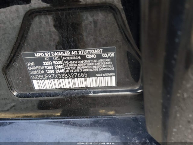 2008 MERCEDES-BENZ E 350 WDBUF87X38B327685 Photo 8