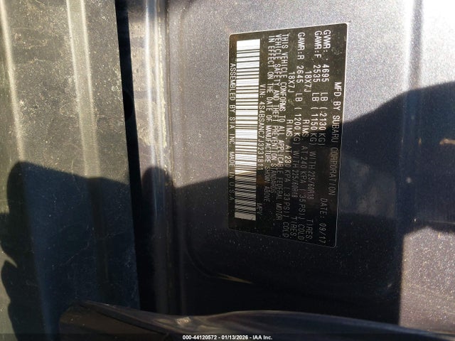 4S4BSANC7J3231811 Subaru Outback 2.5i Limited