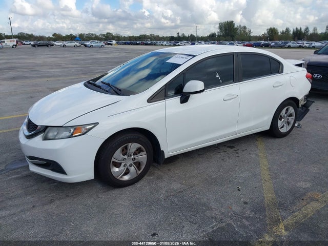 44120650 :رقم المزاد ، 19XFB2F54DE090317 vin ، 2013 Honda Civic Lx مزاد بيع