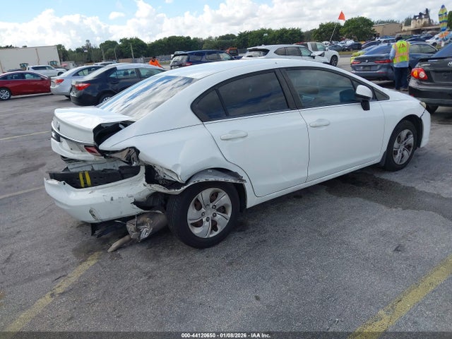 44120650 :رقم المزاد ، 19XFB2F54DE090317 vin ، 2013 Honda Civic Lx مزاد بيع