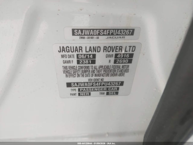 2015 JAGUAR XF SAJWA0FS4FPU43267 Photo 8