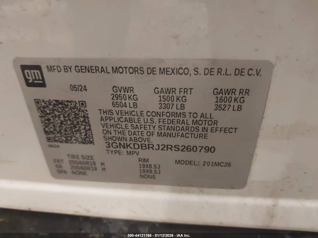 Chevrolet Blazer Ev Eawd 2lt 2024 3GNKDBRJ2RS260790 Image 9
