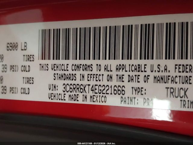 2014 RAM 1500 3C6RR6KT4EG221666 Photo 8