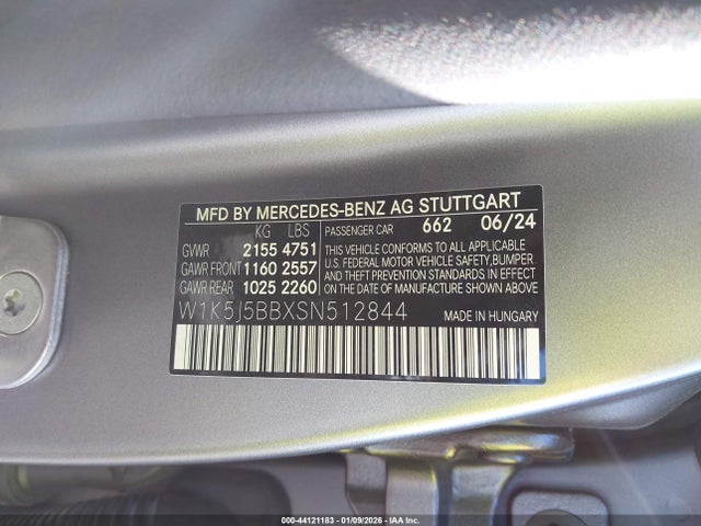 2025 MERCEDES-BENZ AMG CLA 35 W1K5J5BBXSN512844 Photo 8