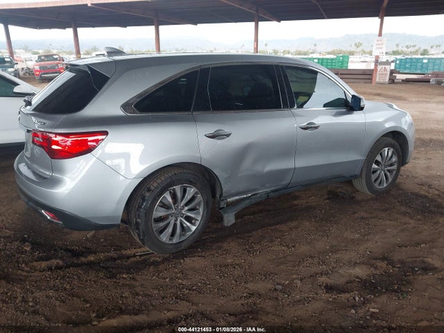 Aukcja sprzedaży 2016 Acura Mdx Technology   Acurawatch Plus Packages/technology Package, vin: 5FRYD3H49GB021648, numer aukcji: 44121453
