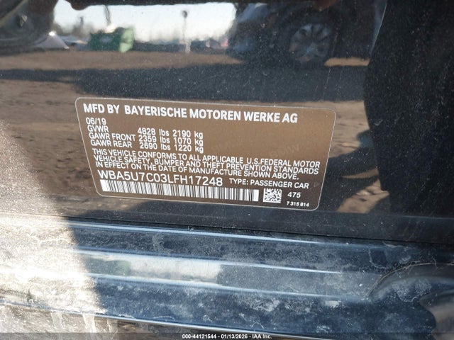 2020 BMW 3 SERIES WBA5U7C03LFH17248 Photo 8