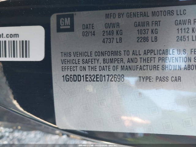 2014 CADILLAC CTS 1G6DD1E32E0172698 Photo 8