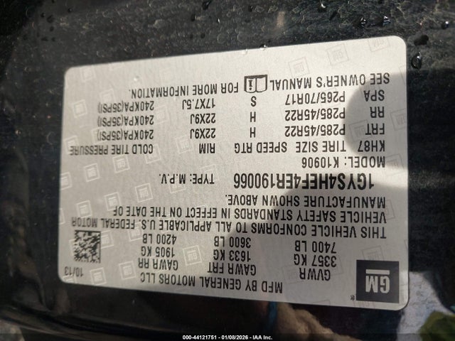 Aukcja sprzedaży 2014 Cadillac Escalade Esv Luxury, vin: 1GYS4HEF4ER190066, numer aukcji: 44121751